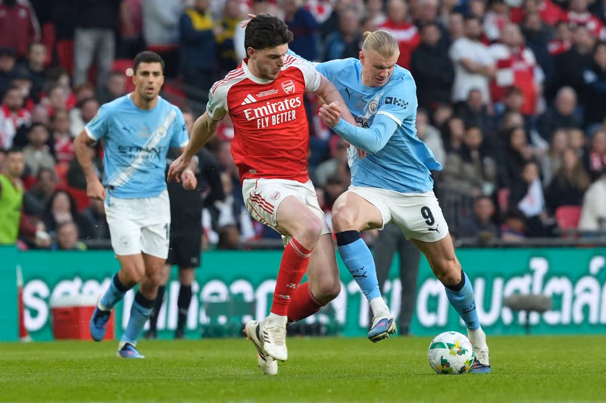 Arsenal Yatsinzwe na Man.City amahirwe yo gutwara Shampiyona atangira kuyoyoka