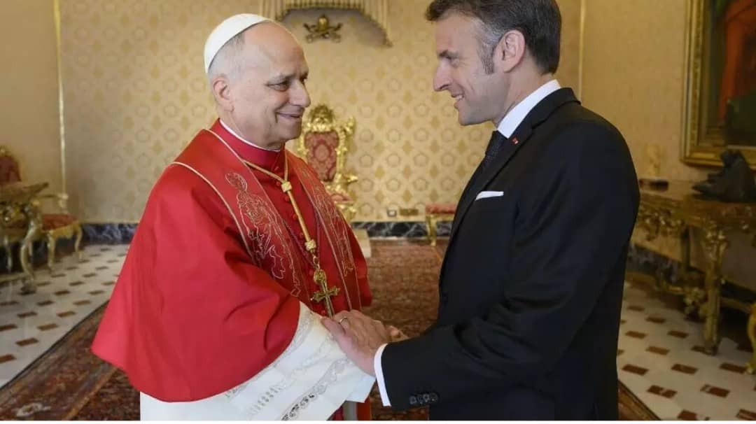 Ibibazo byo mu burasirazuba bwo hagati byibanzweho mu biganiro bya Macron na Papa Leo XIV i Vatican