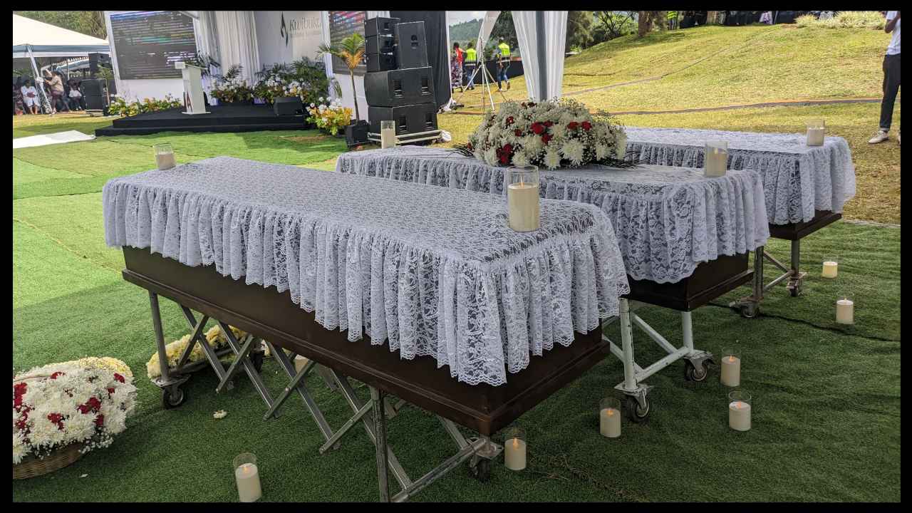 Kamonyi: 30 Genocide victims laid to rest at District Memorial Site in the 32nd commemoration of the 1994 Genocide against the Tutsi