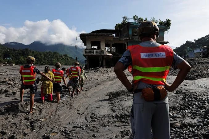 Rescue teams reach Flood-Hit Nepal villages as five people go missing